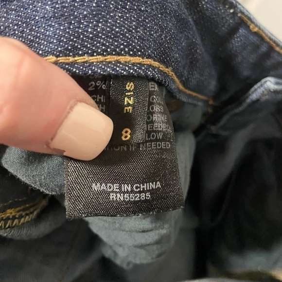 Express X2 Jeans Low Rise Bootcut Flare Size 8 - Picture 10 of 11